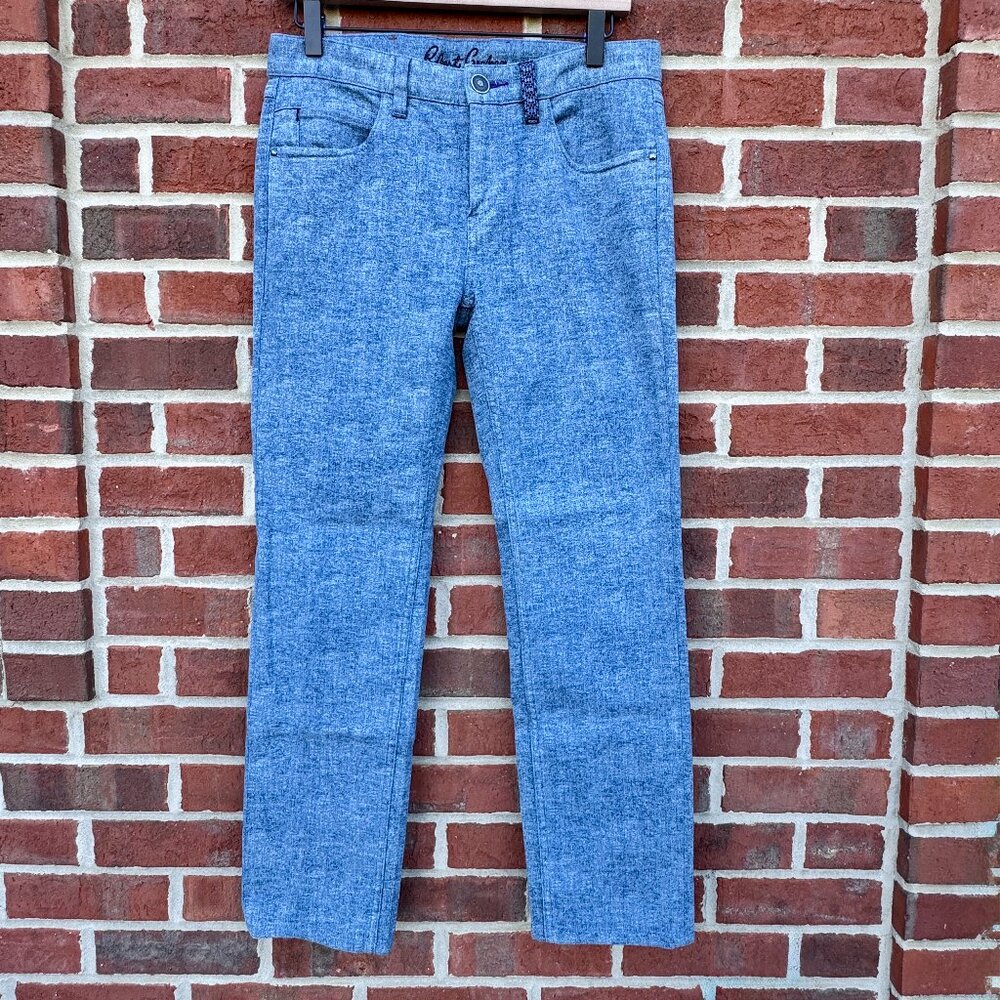 Robert Graham Bessell Pants Mens Size 29 Indigo Tailored Kipling